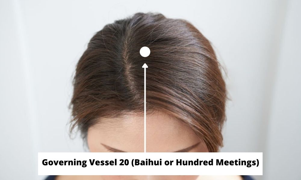 Governing Vessel 20 DU20 (Baihui or Hundred Meetings)